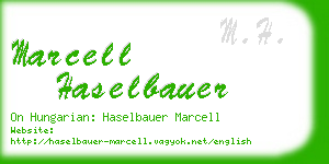 marcell haselbauer business card